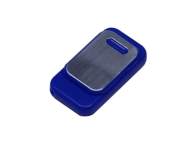 USB 2.0- флешка промо на 32 Гб прямоугольной формы, выдвижной механизм фото 2