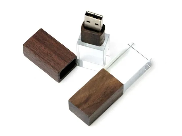 USB 2.0- флешка на 64 Гб прямоугольной формы фото 3