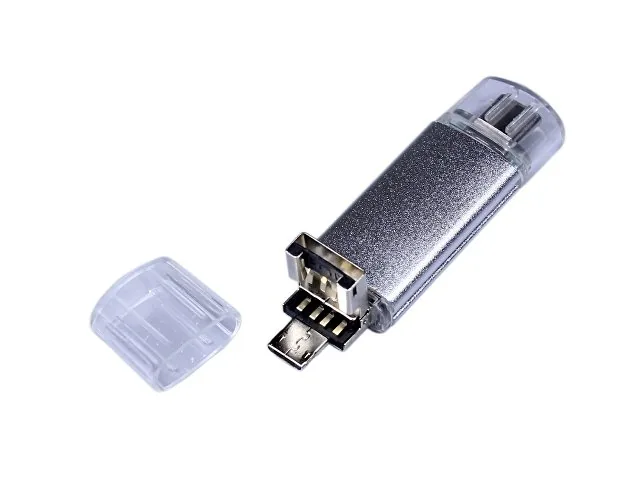 USB 2.0/micro USB/Type-C- флешка на 64 Гб фото 3