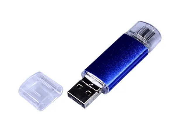 USB 2.0/micro USB/Type-C- флешка на 32 Гб фото 2