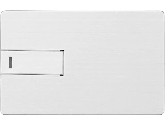 USB-флешка на 64 Гб «Card Metal» в виде металлической карты фото 3
