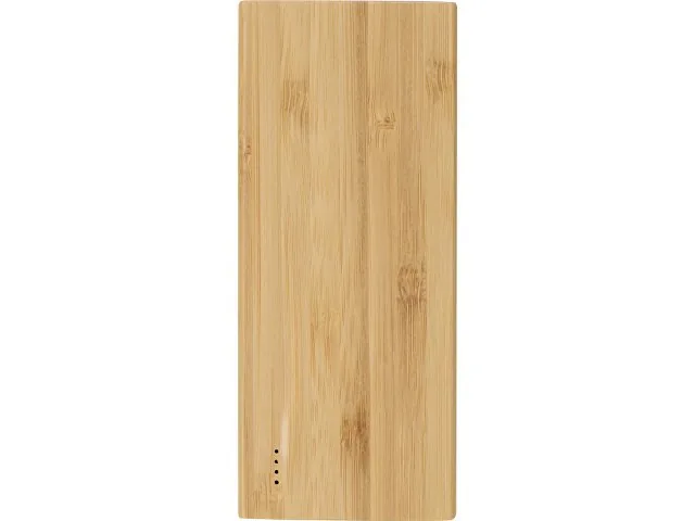 Внешний аккумулятор из бамбука «Bamboo», 5000 mAh фото 3
