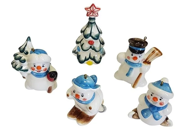 Набор новогодних игрушек фото 2