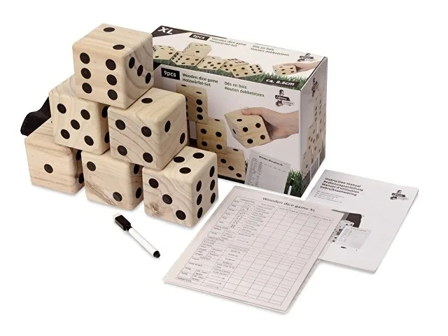 Деревянная игра в кости, XL "Dice" фото 3