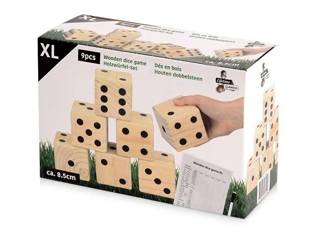Деревянная игра в кости, XL "Dice" фото 6