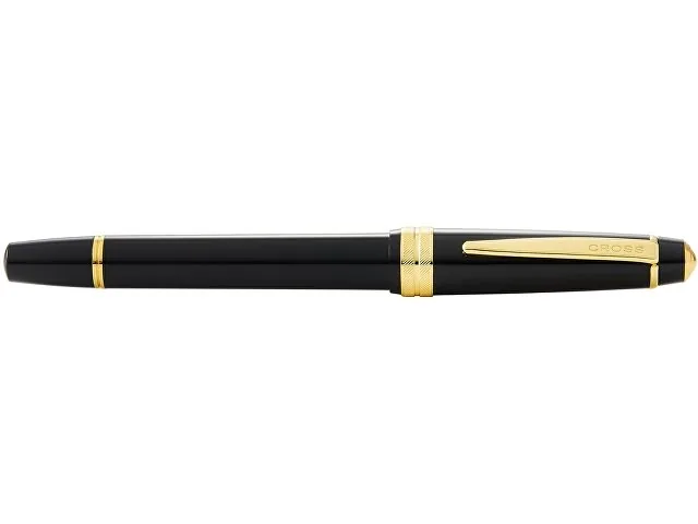 Ручка перьевая «Bailey Ligh Polished Black Resin and Gold Tone», перо F фото 4