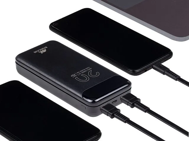 Внешний аккумулятор с дисплеем, 20000 mAh фото 13