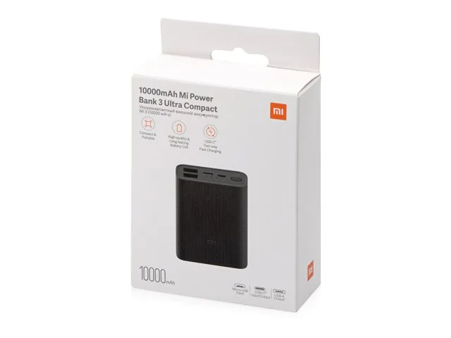 Внешний аккумулятор «Mi Power Bank 3 Ultra compact», 10000 мАч фото 5
