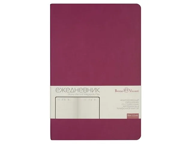 Ежедневник недатированный А5 «Megapolis Velvet Flex» фото 2