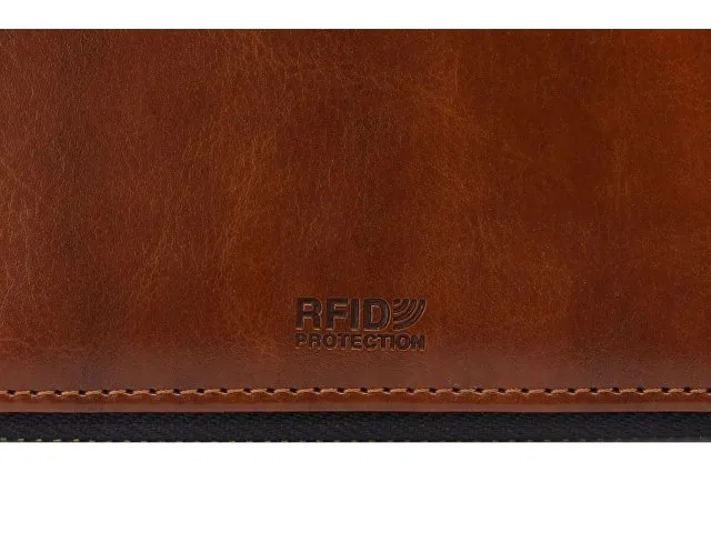 Бизнес-блокнот на молнии А5 «Fabrizio» с RFID защитой фото 9