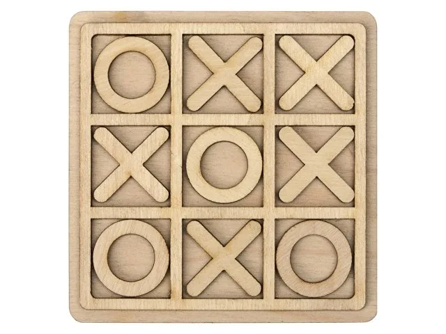 Игра из дерева «Крестики нолики» фото 3