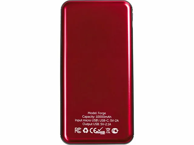 Внешний аккумулятор «Forge» v.2 , 10000 mAh фото 3