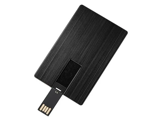 USB-флешка на 16 Гб «Card Metal» в виде металлической карты фото 2