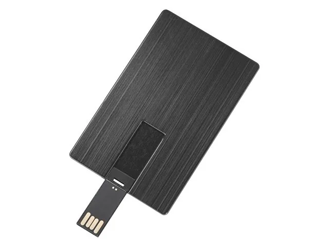 USB-флешка на 16 Гб «Card Metal» в виде металлической карты фото 2