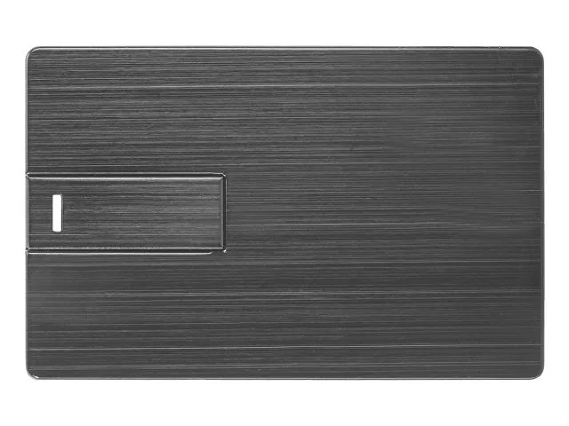 USB-флешка на 16 Гб «Card Metal» в виде металлической карты фото 3