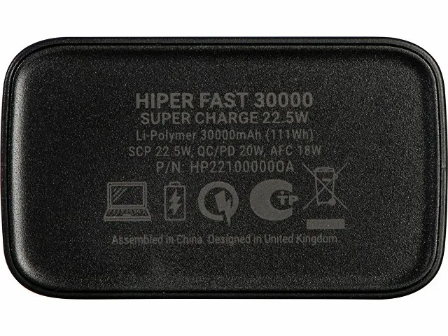 Портативный внешний аккумулятор «FAST», 30000 mAh фото 6
