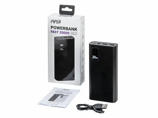 Портативный внешний аккумулятор «FAST», 20000 mAh фото 8