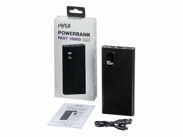 Портативный внешний аккумулятор «FAST», 10000 mAh фото 8