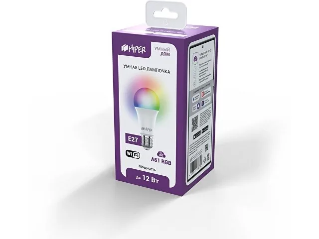 Умная LED лампочка «IoT A61 RGB» фото 2