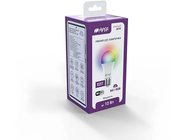 Умная LED лампочка «IoT A61 RGB» фото 3