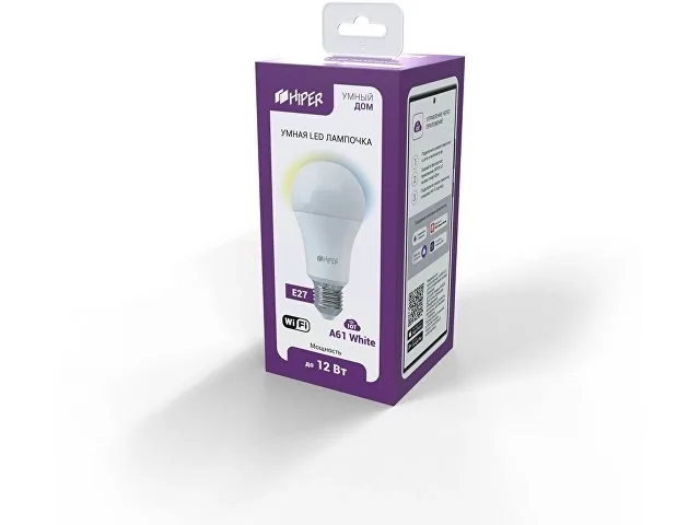 Умная LED лампочка «IoT A61 White» фото 2