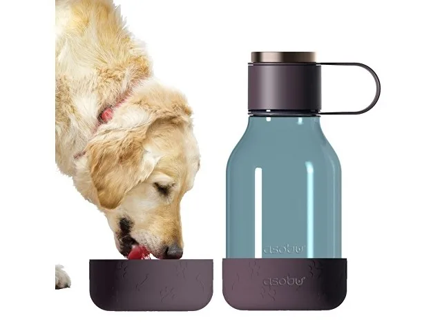 Бутылка для воды 2-в-1 «Dog Bowl Bottle» со съемной миской для питомцев, 1500 мл фото 2