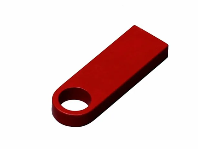 USB 2.0-флешка на 8 Гб с мини чипом и круглым отверстием фото 2
