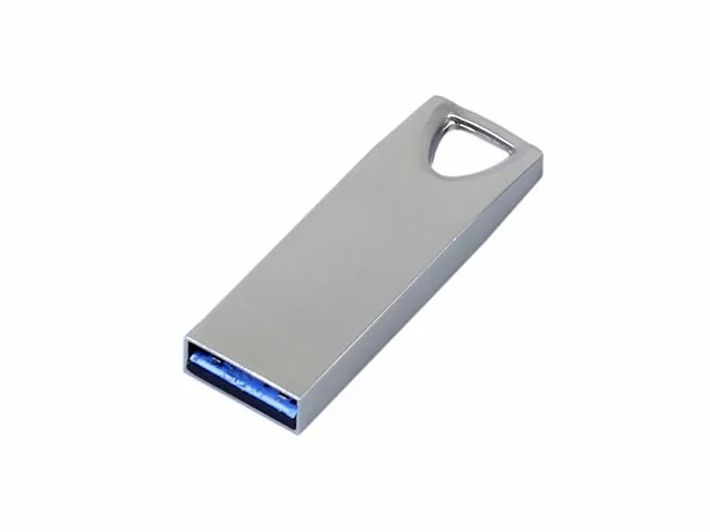 USB 2.0-флешка на 32 Гб с мини чипом и отверстием для цепочки фото 2