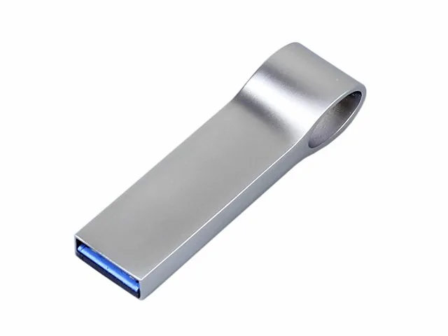USB 3.0-флешка на 32 Гб с мини чипом и боковым отверстием для цепочки фото 2