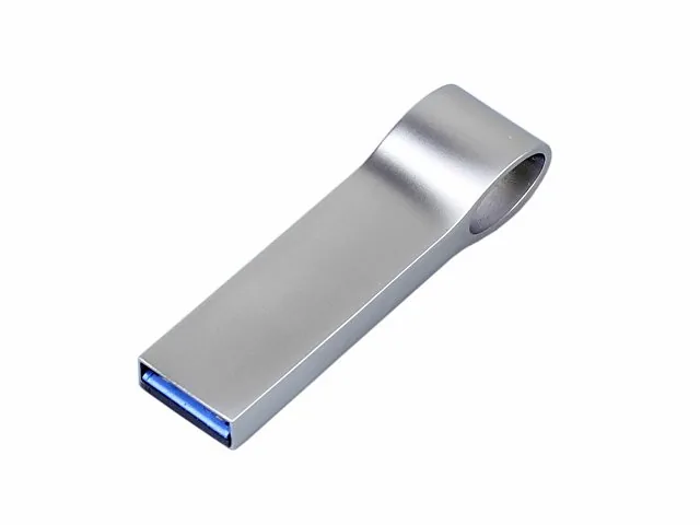 USB 2.0-флешка на 64 Гб с мини чипом и боковым отверстием для цепочки фото 2