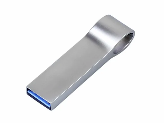 USB 3.0-флешка на 64 Гб с мини чипом и боковым отверстием для цепочки фото 2
