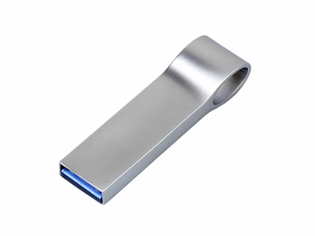 USB 2.0-флешка на 128 Гб с мини чипом и боковым отверстием для цепочки фото 2