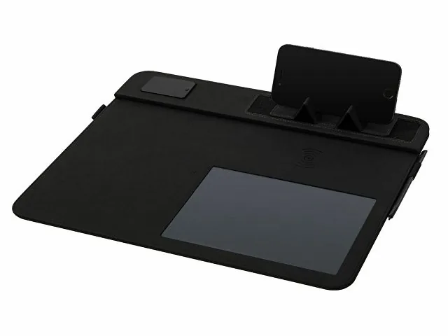 Многофункциональный коврик для мыши «Multi Pad» с беспроводной зарядкой и LCD экраном, 10 Вт фото 5