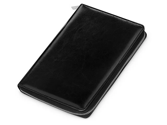 Бизнес-блокнот на молнии А5 «Fabrizio» с RFID защитой и ручкой фото 7