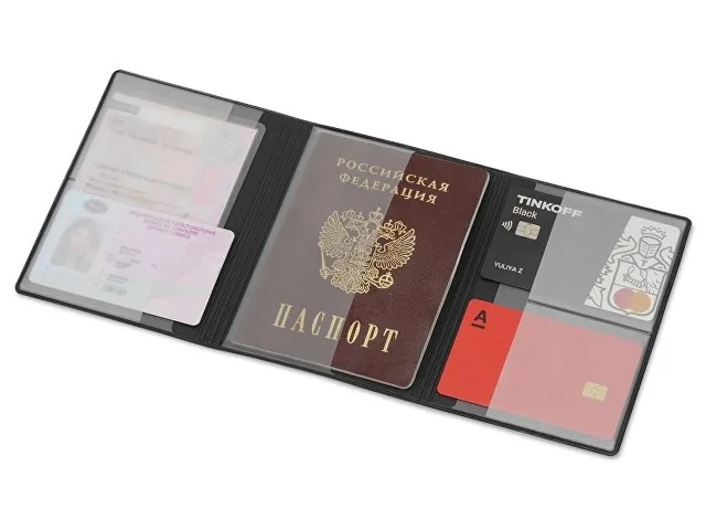 Обложка на магнитах для автодокументов и паспорта «Favor» фото 2