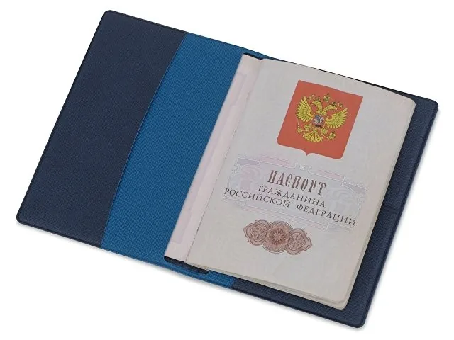 Обложка для паспорта с RFID защитой отделений для пластиковых карт «Favor» фото 2