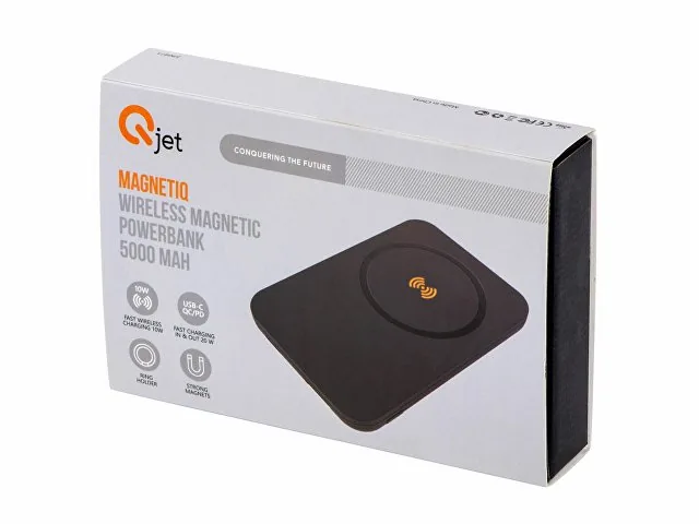 Магнитный беспроводной внешний аккумулятор с быстрой зарядкой QC/PD 20 Вт «MagnetIQ», 5000 mAh фото 18