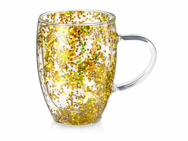 Кружка с двойными стенками с блестками «Festival» фото 2