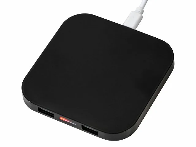 Беспроводная зарядка «Tile» с 2 USB-A, 5 Вт фото 3