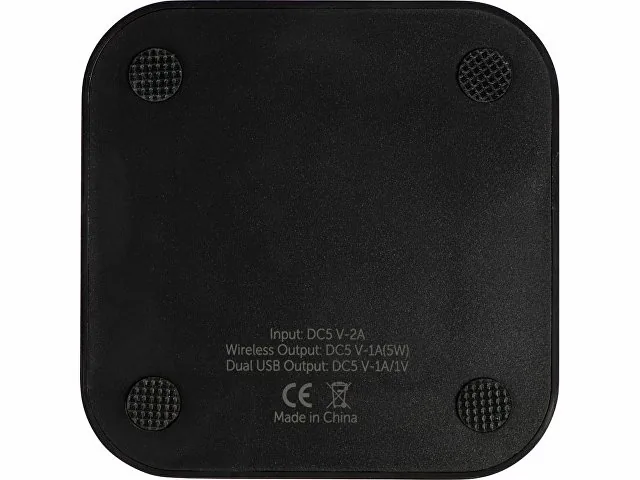 Беспроводная зарядка «Tile» с 2 USB-A, 5 Вт фото 5
