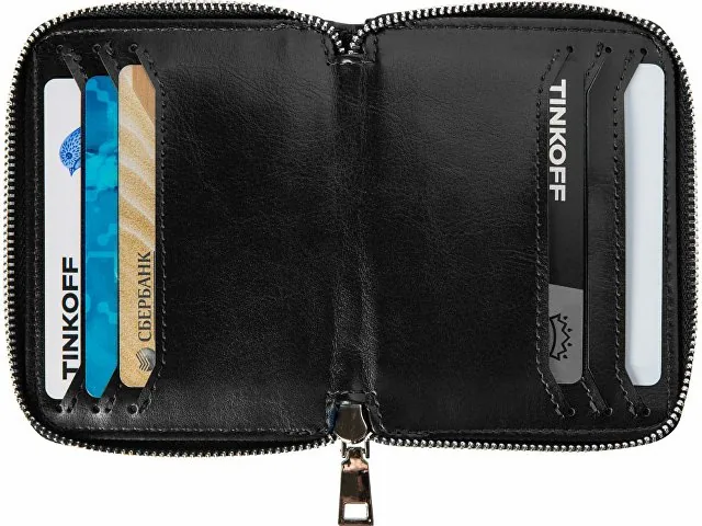 Картхолдер на молнии для 8 карт с RFID-защитой «Fabrizio» фото 5