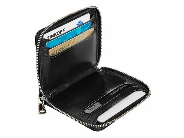 Картхолдер на молнии для 8 карт с RFID-защитой «Fabrizio» фото 6