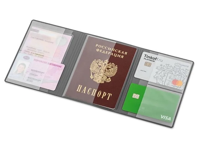 Обложка на магнитах для автодокументов и паспорта «Favor» фото 2