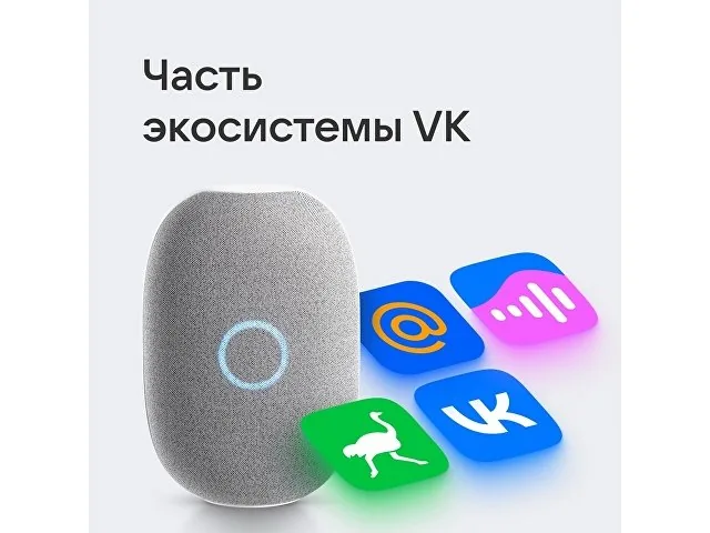 Умная колонка VK «Капсула» с голосовым помощником Марусей, 30 Вт фото 6