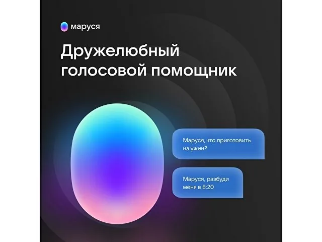 Умная колонка VK «Капсула» с голосовым помощником Марусей, 30 Вт фото 5