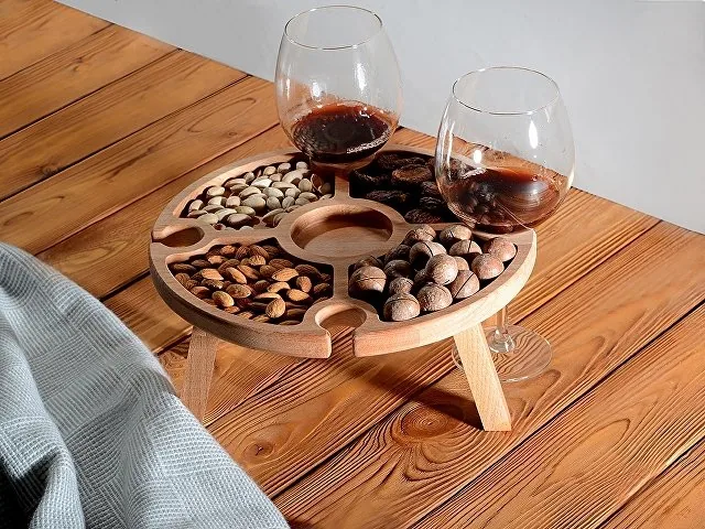 Деревянный столик на складных ножках «Outside party» фото 11