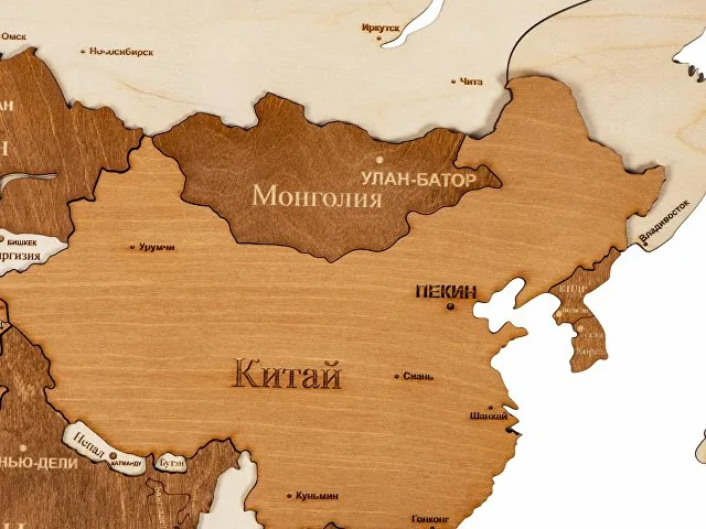 Интерьерная карта мира «World» фото 6