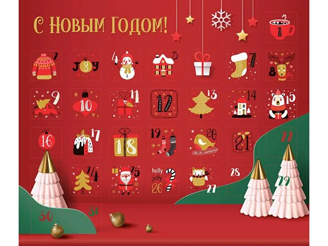 Шоколадный адвент-календарь «Festive» фото 2