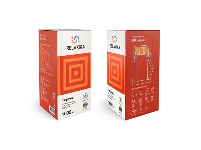 Термос Relaxika универсальный для еды и напитков «201» фото 15