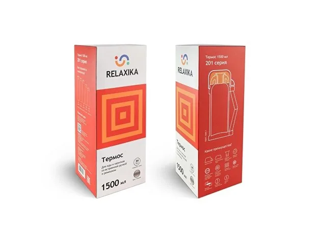 Термос Relaxika универсальный для еды и напитков «201» фото 15